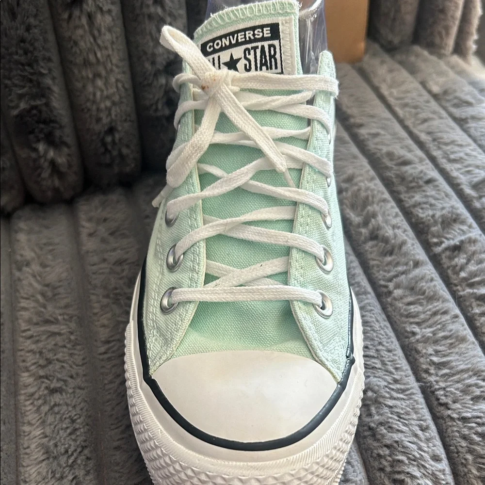 Light Teal Converse Platforms size 8 - Picture 8 of 10